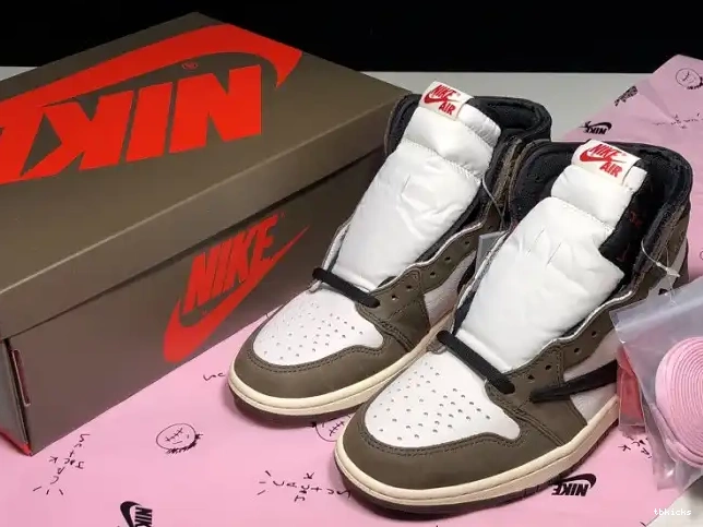Cheap TB x Air Scott - Jordan OG Travis CD4487 'Mocha' High 100 Retro 1 0501